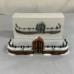 Vintage Heritage Village Collection “Churchyard Gate and Fence” Accessory